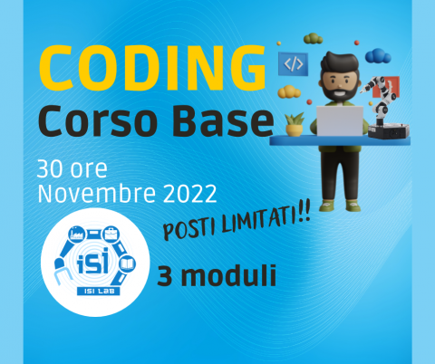 Coding, omino che lavora al computer