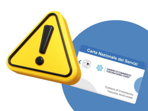 alert, attenzione, smart card, logo camera