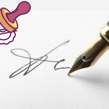 stilografica, firma, bollo autorizzazione