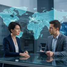 export, assistenza, orientamento, persone che si confrontano