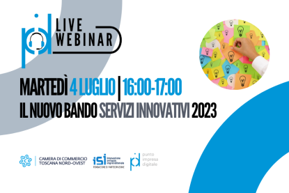 post-it con lampadina, innovazione, nuovo bando servizi innovativi 2023, pid live webinar