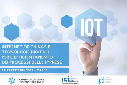 Internet of Things e Tecnologie Digitali mano visore