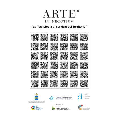 Arte in negotium, qrcode siti