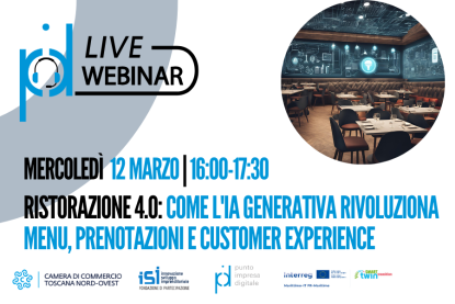 PID logo, live webinar, ristorante