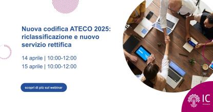 nuova codifica ateco, gruppo al pc preso dall'alto