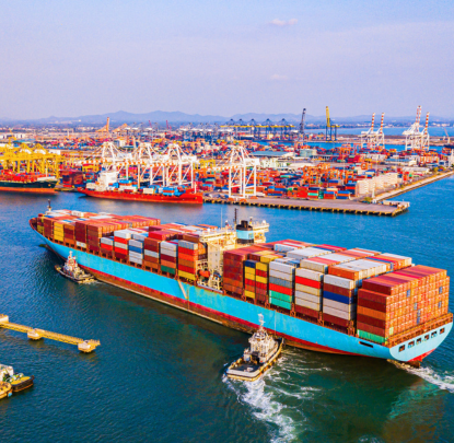 nave cargo, merci, porto