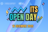 locandina evento, its open day 2025, loghi camera di commercio tno e fondazione isi