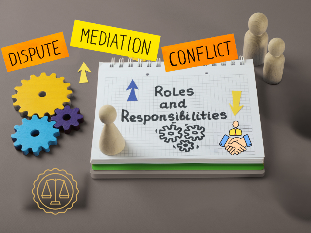 dispute, mediation, conflict, rotelle, ingranaggi, stretta di mani